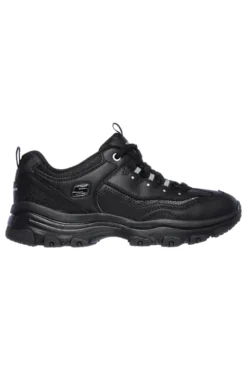 Sneakers Nere con Soletta Memory Foam Skechers Iconic