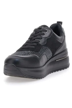Sneakers Nere con Strass Inblu IN397014