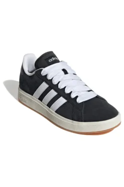 Sneakers nere con strisce bianche Adidas Grand Court Base 00s