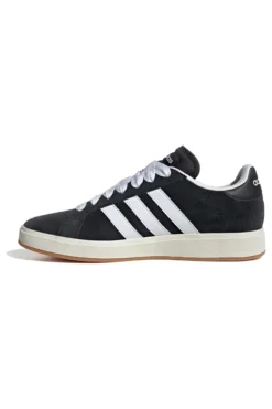 Sneakers nere con strisce bianche Adidas Grand Court Base 00s