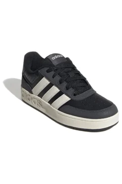 Sneakers nere con suola bianca e strisce Adidas Breakbase J