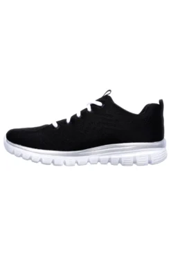 Sneakers nere con suola bianca in mesh e Memory Foam Skechers Graceful Get Connected