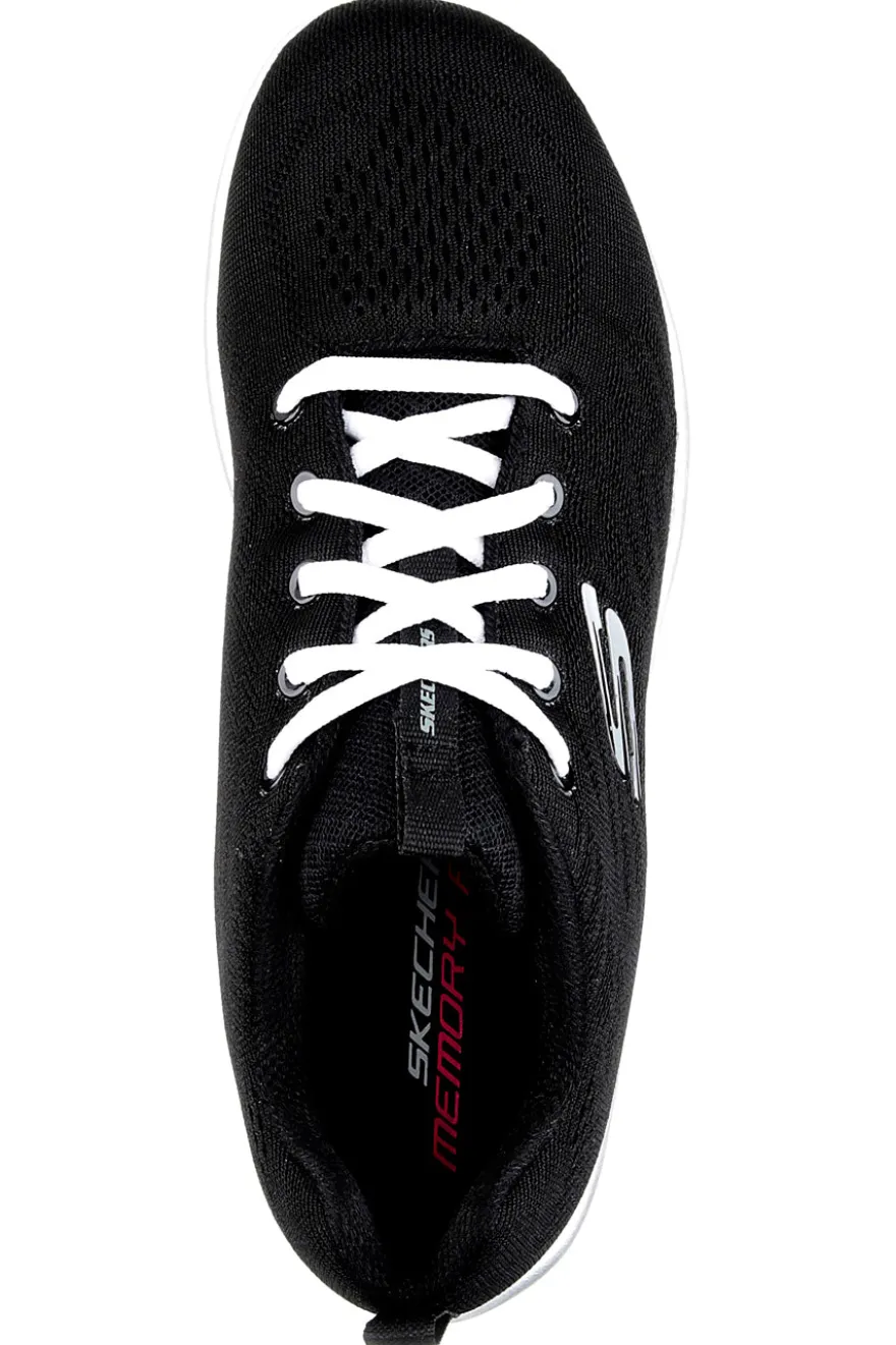 Sneakers nere con suola bianca in mesh e Memory Foam Skechers Graceful Get Connected
