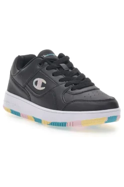 Sneakers Nere con Suola Colorata RD18 Low G GS