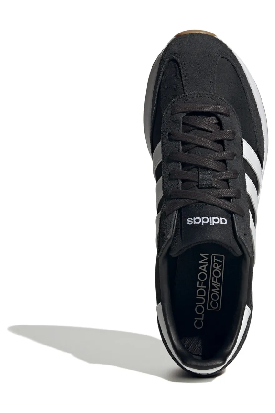 Sneakers nere con suola e bande laterali bianche Adidas Run 70s 2.0