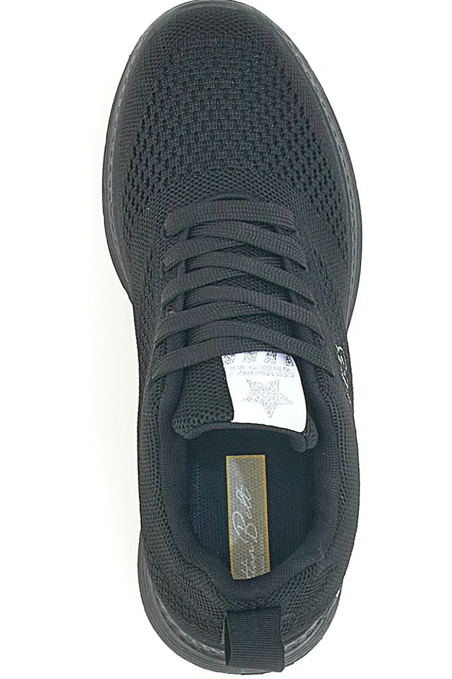 Sneakers Nere con Tomaia in Mesh COTTON BELT ELLIE