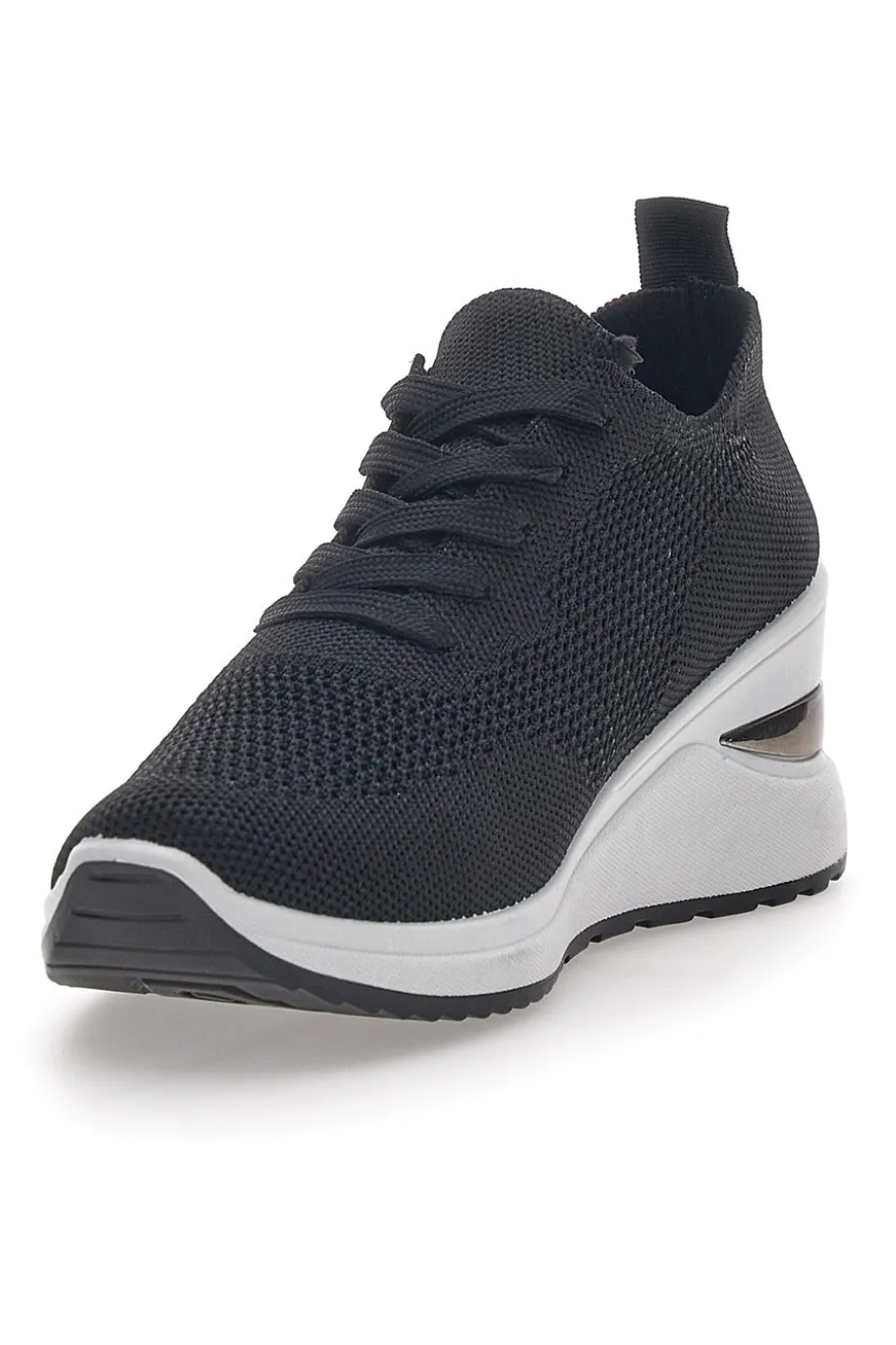 Sneakers Nere Con Zeppa Prima Riga 434