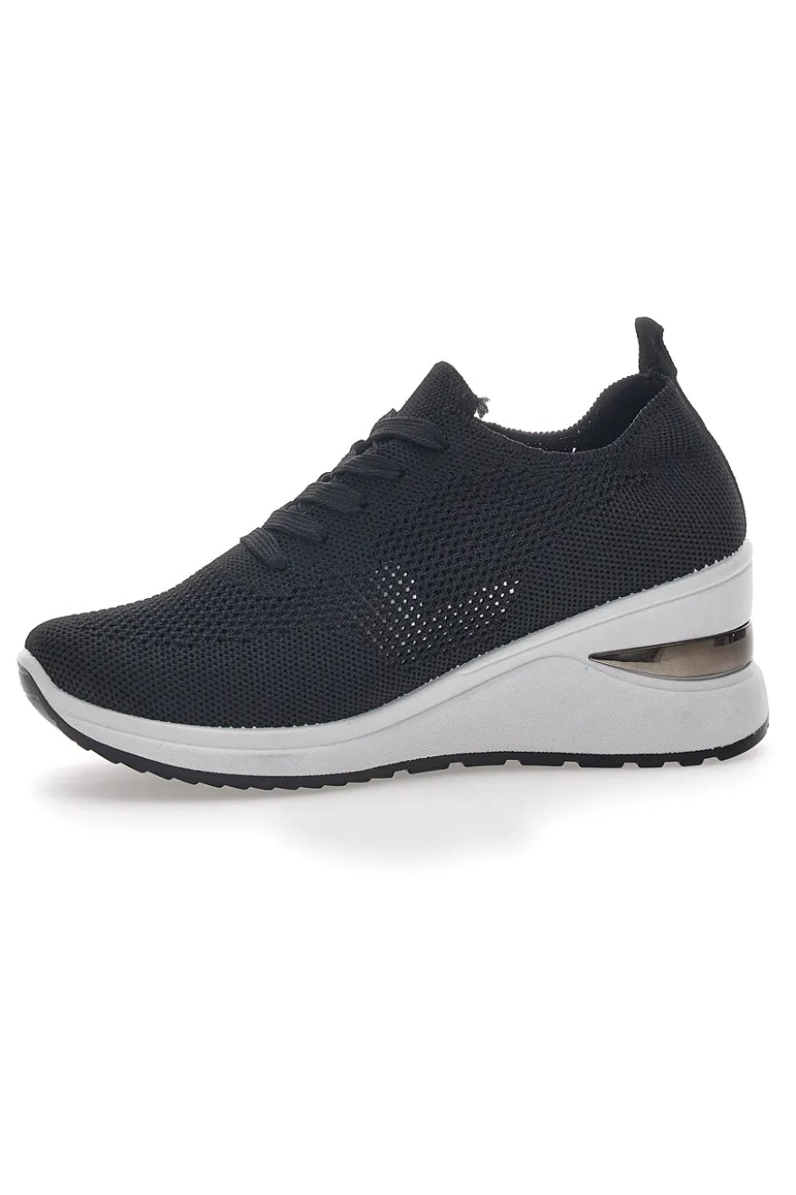 Sneakers Nere Con Zeppa Prima Riga 434