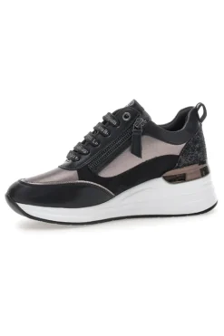 Sneakers nere con zip e dettagli glitter Laura Biagiotti L97619516