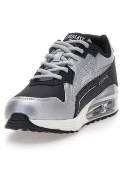 Sneakers nere e argento con fondo effetto air Everlast EV-810