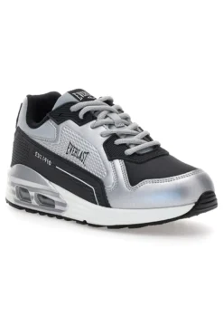 Sneakers nere e argento con fondo effetto air Everlast EV-810