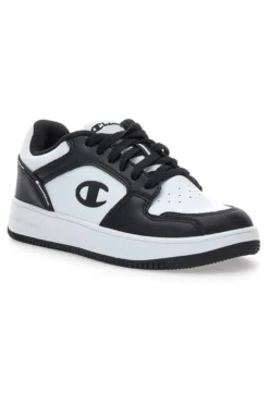 Sneakers nere e bianche con logo laterale Champion RD18 2.0 Low B GS