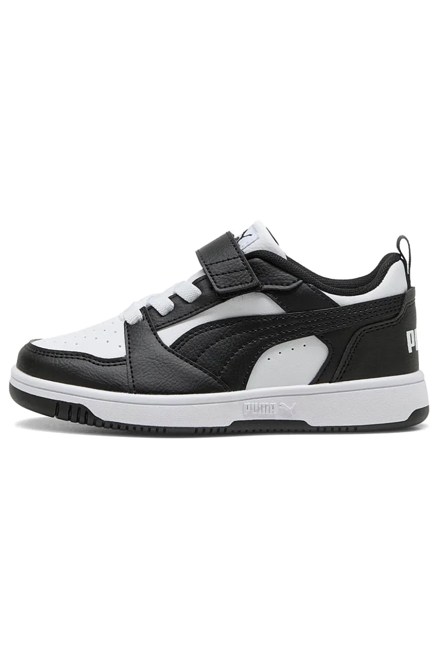 Sneakers nere e bianche con strappo Puma Rebound V6 Lo AC+ PS