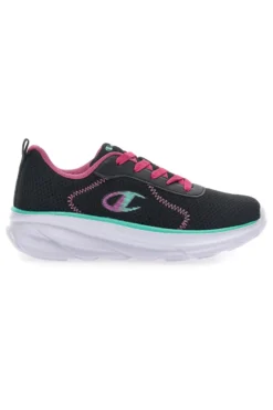 Sneakers nere e fucsia con suola sportiva Champion Hro J G Gs Low Cut