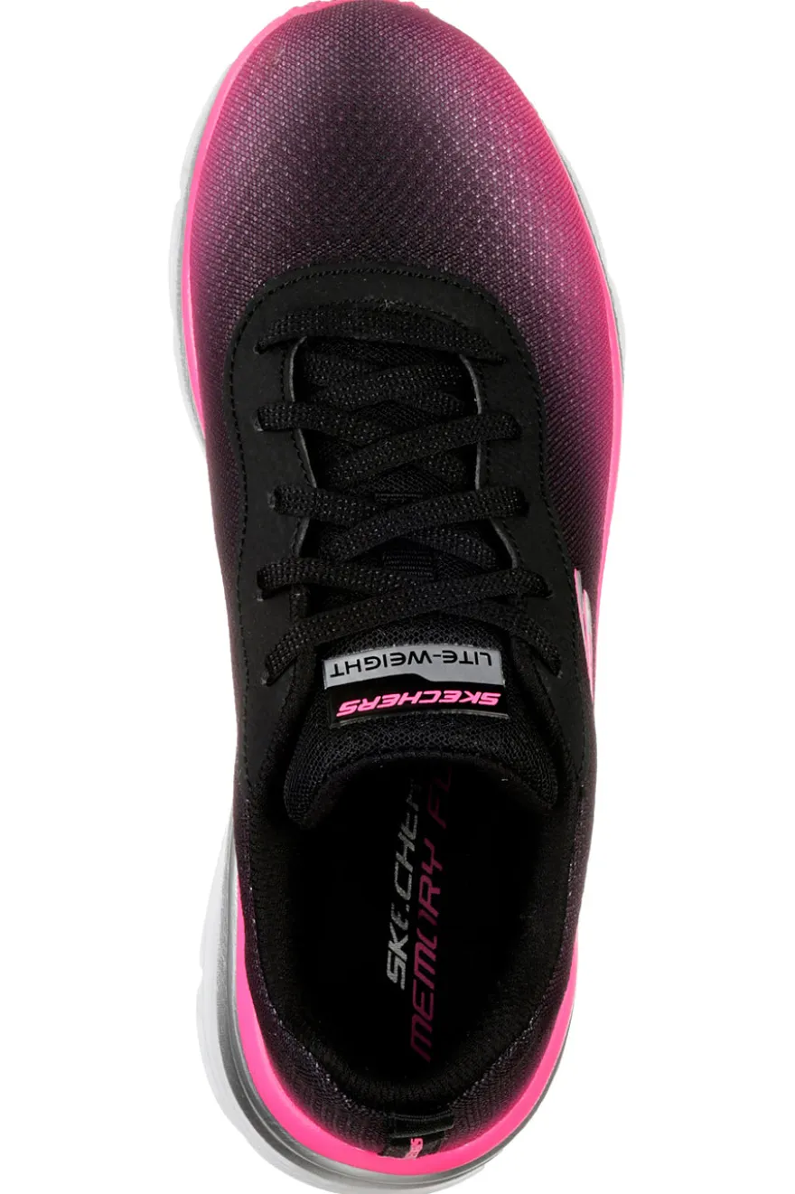 Sneakers Nere e Fuxia Skechers Fashion Fit - Build Up