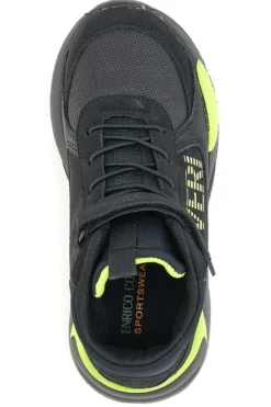 Sneakers Nere e Lime Coveri Adams