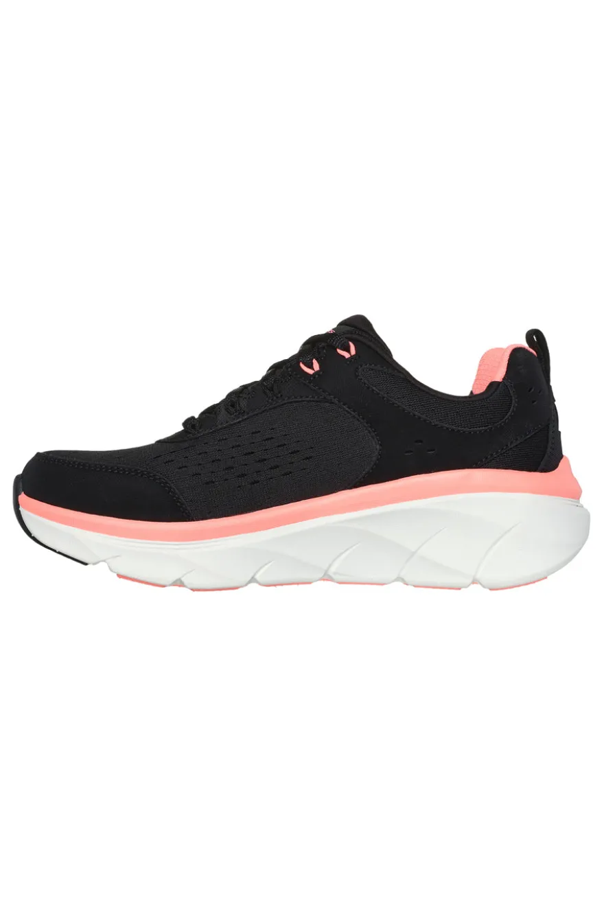 Sneakers Nere e Rosa Skechers D'Lux Walker 2 Daisy Doll