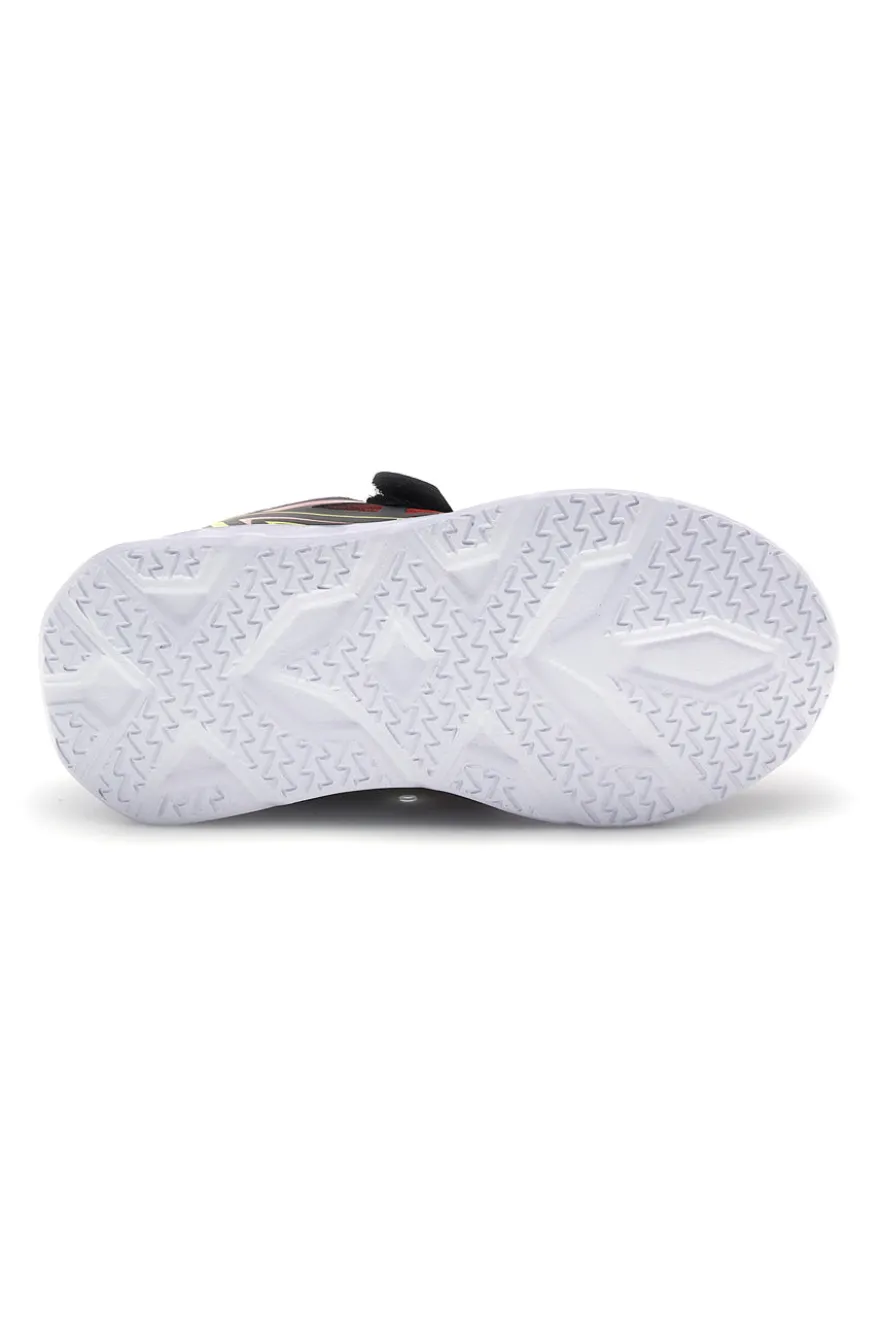 Sneakers Nere e Rosse con luci Pitt kids 11562