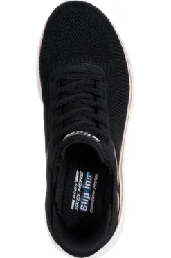 Sneakers nere in knit slip-ins con memory foam Skechers Bobs Squad Chaos Current Muse
