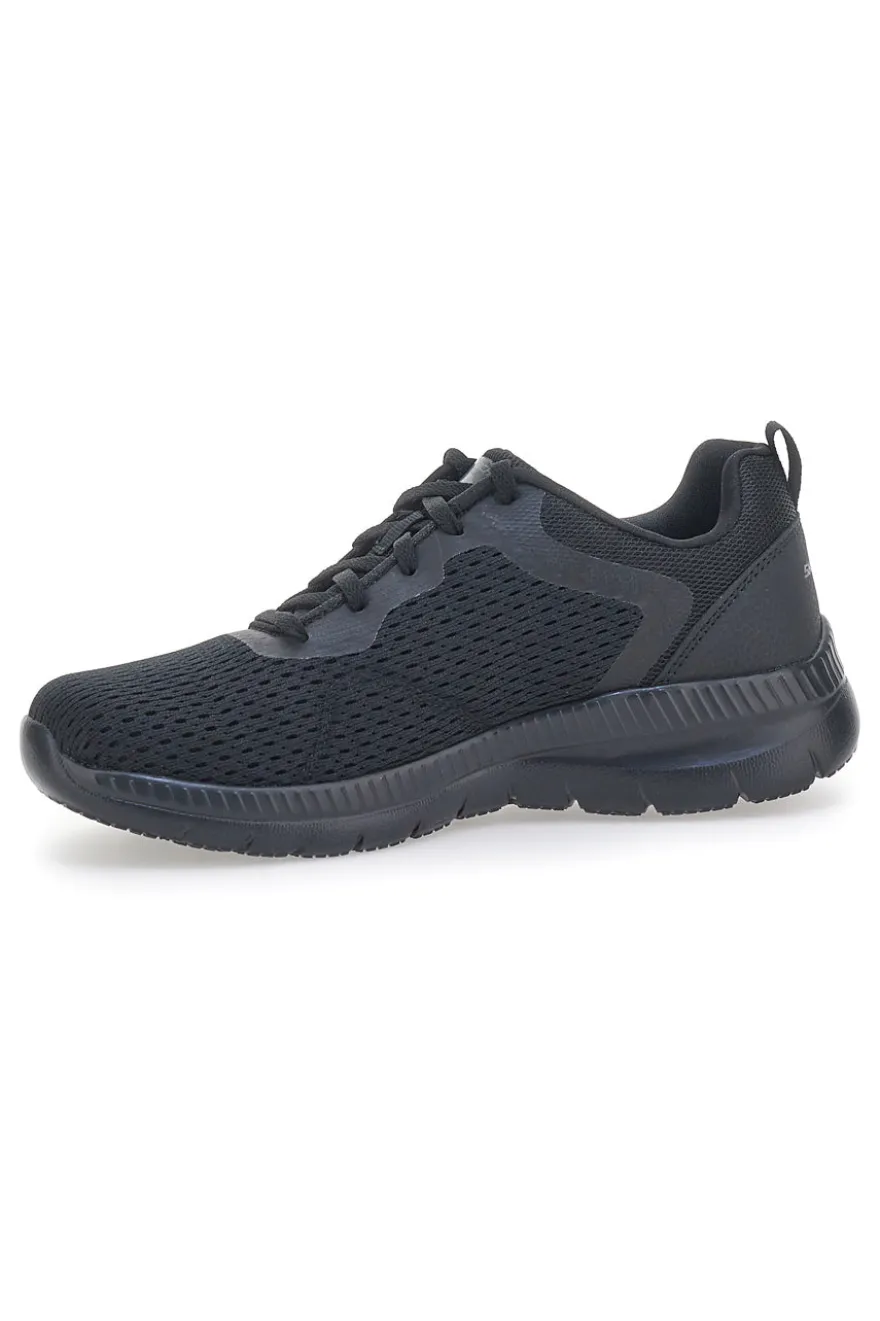 Sneakers nere in mesh con Memory Foam Skechers Bountiful Quick Path