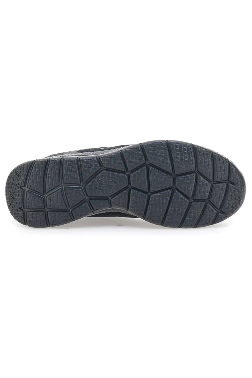 Sneakers nere in mesh con Memory Foam Skechers Bountiful Quick Path