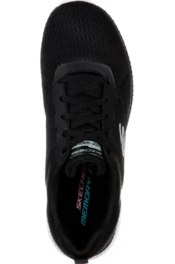 Sneakers nere in mesh con Memory Foam Skechers Bountiful Quick Path