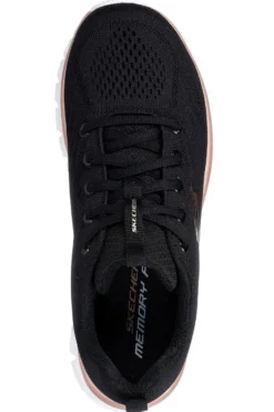 Sneakers nere in mesh con Memory Foam Skechers Graceful Get Connected R-Sport