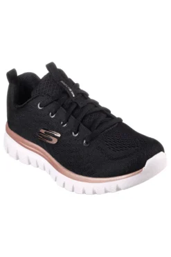 Sneakers nere in mesh con Memory Foam Skechers Graceful Get Connected R-Sport