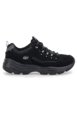 Sneakers nere in pelle e mesh con Memory Foam Skechers I-Conik
