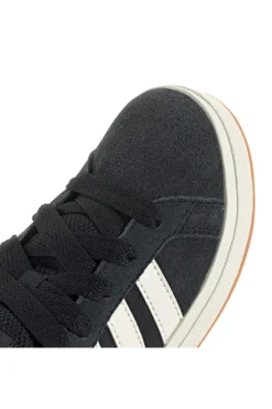 Sneakers nere in suede con 3 strisce bianche Adidas Grand Court 00s K