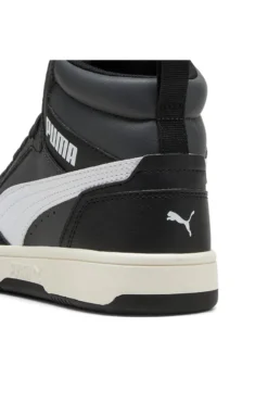 Sneakers nere mid con dettagli bianchi Puma Rebound V6 Mid Jr