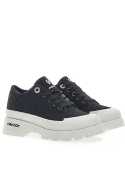 Sneakers Nere Platform da Donna Freddy 7603