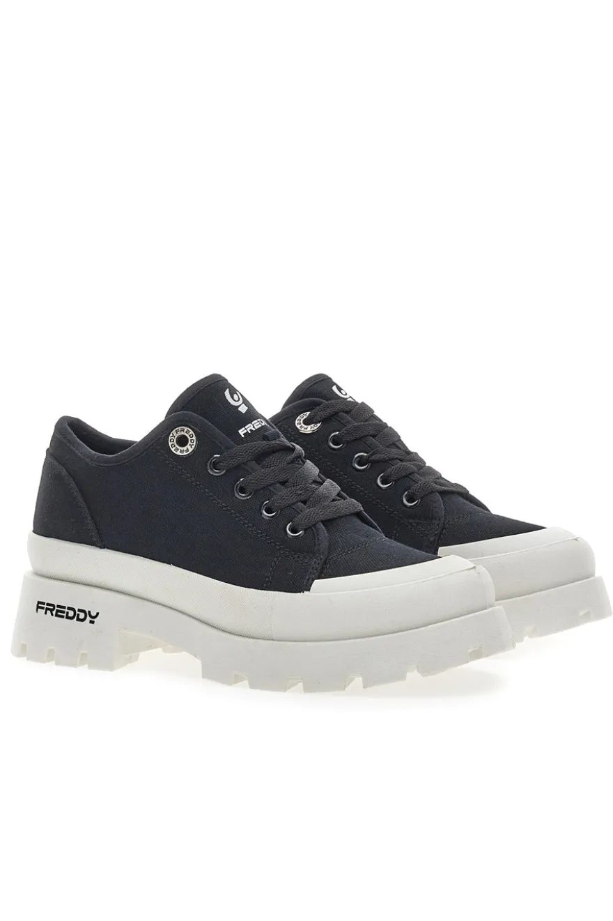 Sneakers Nere Platform da Donna Freddy 7603