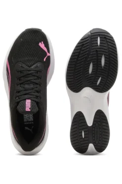 Sneakers nere rosa e bianche in mesh Puma Pounce Lite Jr