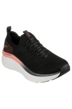 Sneakers nere slip-on con mesh glitter e soletta memory foam Skechers D'LUX Walker Let It Glow