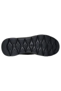 Sneakers nere slip-on in mesh con Air Cooled Memory Foam Skechers Go Walk Flex Netro