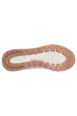 Sneakers off white con dettagli gold e suola alta Skechers Runway Classy Gal Womens