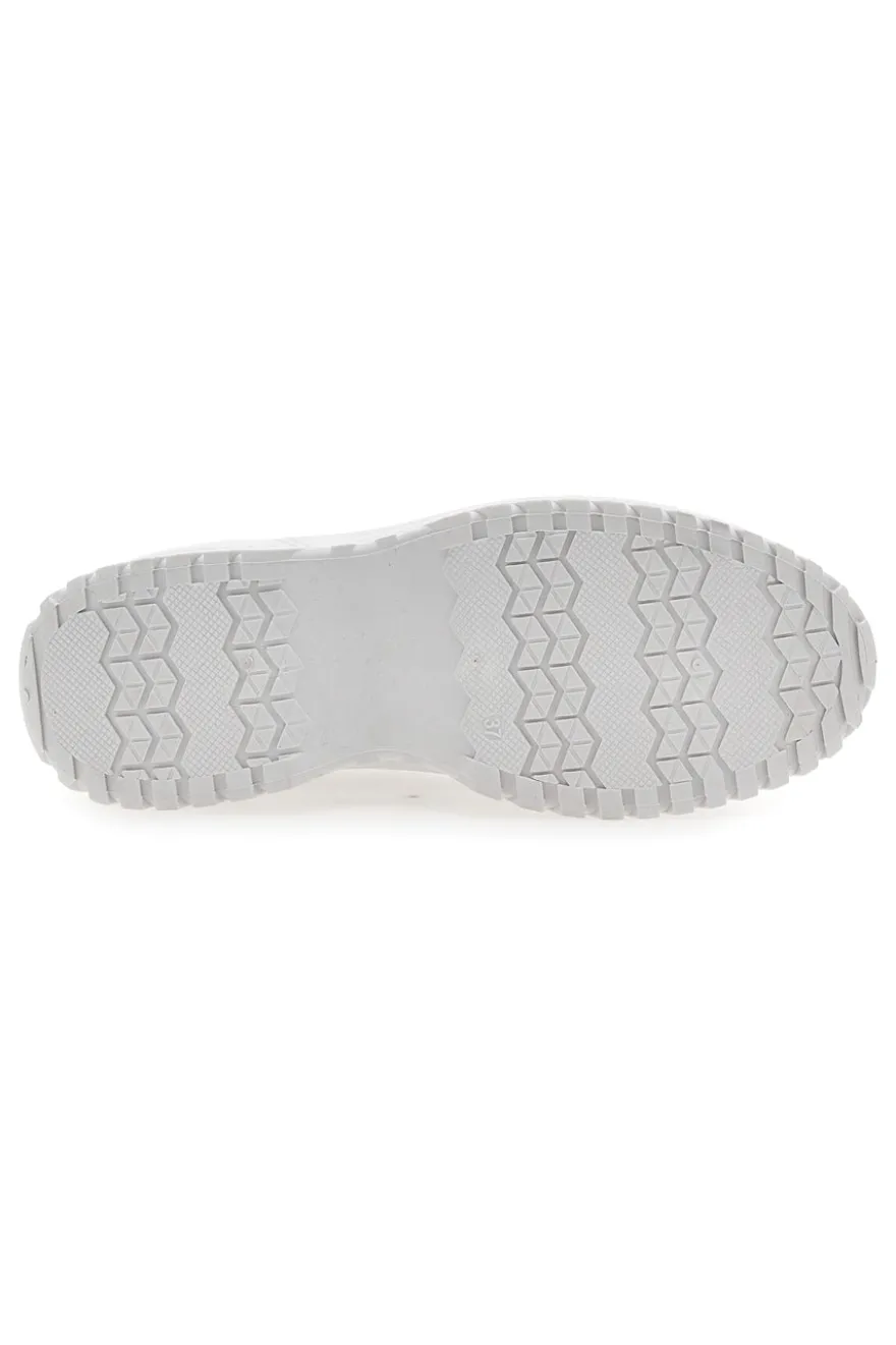 Sneakers Platform Bianche Freddy 7582