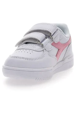 Sneakers Primi Passi Bianche con Velcro Diadora Raptor Low TD