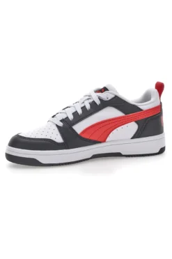 Sneakers Puma Rebound V6 LO JR Bianche-Nere