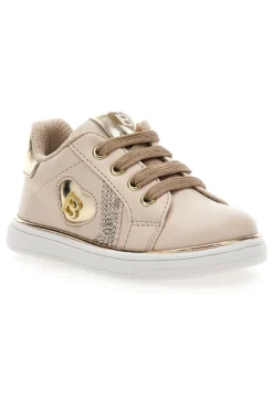 Sneakers rosa con dettagli oro Laura Biagiotti L97409510