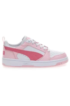 Sneakers Rosa con lacci Puma Rebound V6 Lo Jr