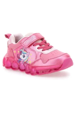 Sneakers rosa con luci Unicorn S8010192S