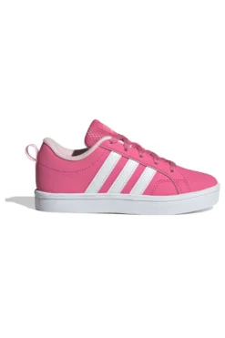 Sneakers rosa con strisce bianche in materiale riciclato Adidas VS Pace 2.0 K