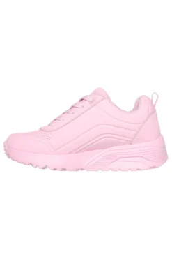 Sneakers rosa con zip laterale e suola platform Skechers Uno Lite Easy Zip