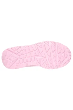 Sneakers rosa con zip laterale e platform Skechers Uno Lite Easy Zip