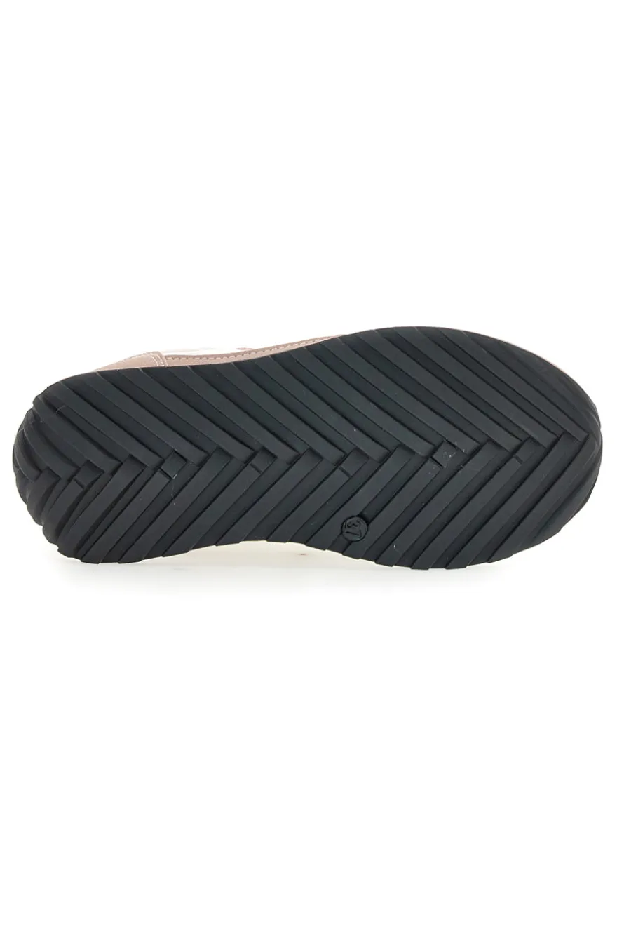 Sneakers rosa e bianche con lacci First Lady GB2015