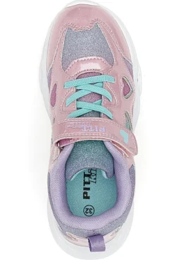 Sneakers Rosa e Bianche con Luci PITT KIDS K2517