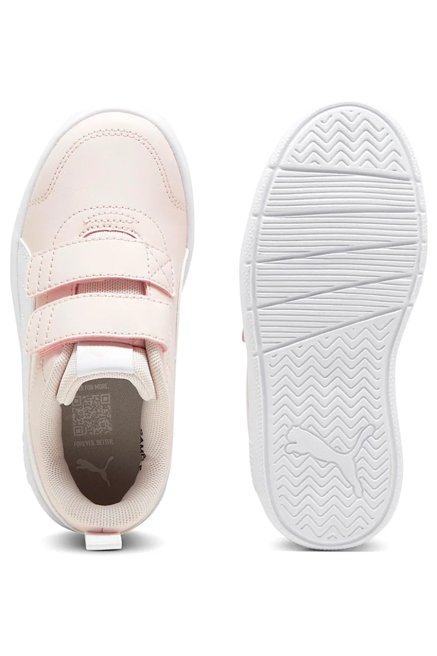 Sneakers Rosa e Bianche Con Strappi Puma Courtflex V3 V PS