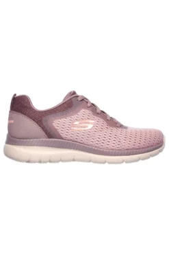 Sneakers rosa in mesh con Memory Foam Skechers Bountiful Quick Path